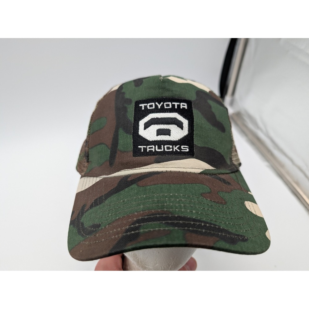 Toyota Trucks Camo Mesh Back Trucker Hat Snapback Baseball Cap Camouflage
